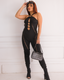 Halter neck Jumpsuit Black